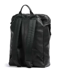 Baha Rucksack 15″ genarbtes Rindsleder schwarz