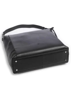 Bali Beuteltasche fein genarbtes Rindsleder schwarz