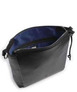 Bali Beuteltasche fein genarbtes Rindsleder schwarz