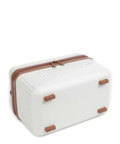 Bali Kosmetikkoffer weiß/braun 36 cm