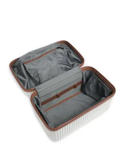 Bali Kosmetikkoffer weiß/braun 36 cm