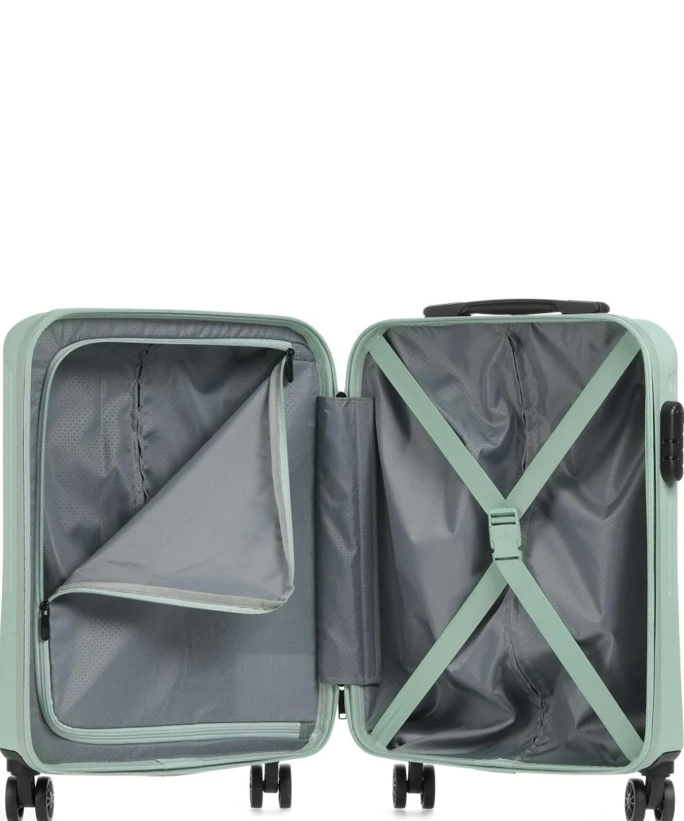 Bali 4-Rollen Trolley hellgrün 55 cm