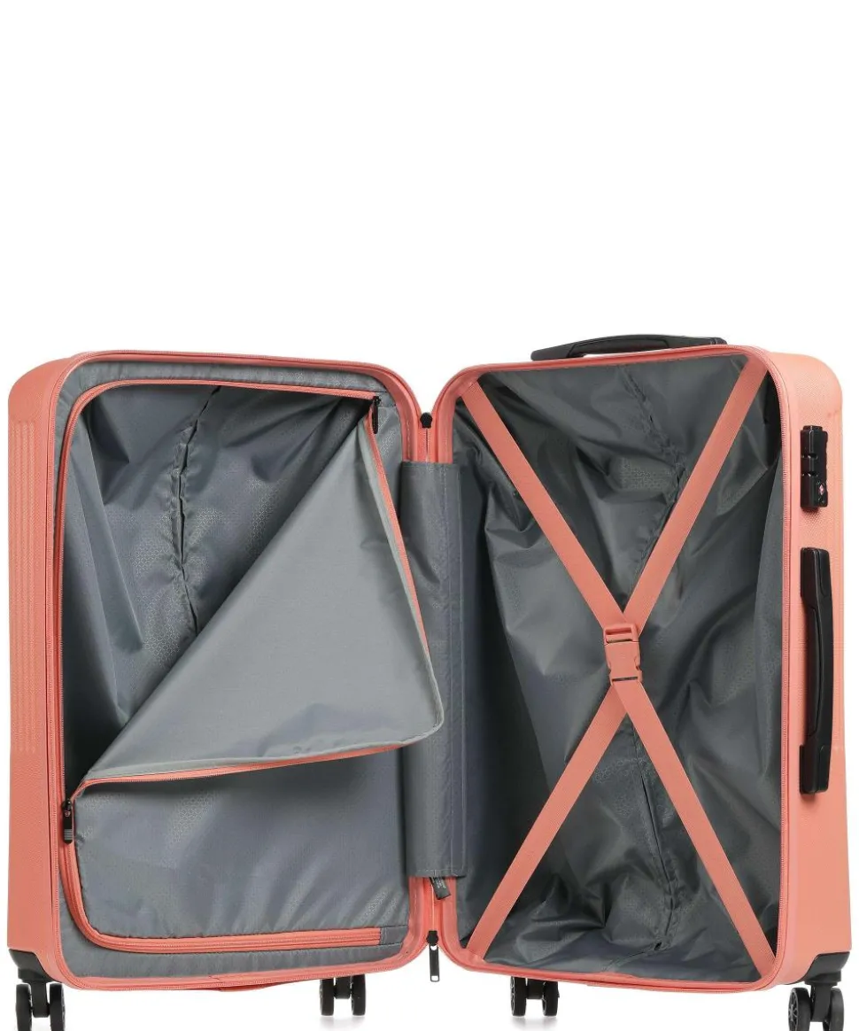 Bali 4-Rollen Trolley koralle 67 cm