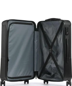 Bali 4-Rollen Trolley schwarz 67 cm