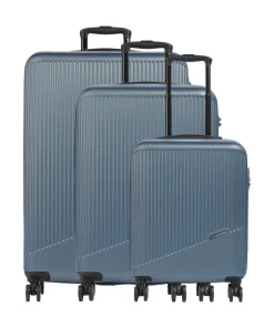 Bali 4-Rollen Trolley Set blau 3-tlg.
