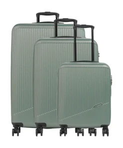 Bali 4-Rollen Trolley Set grün 3-tlg.