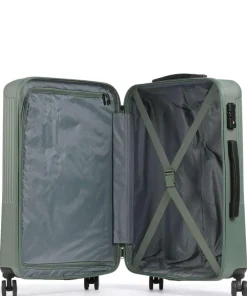 Bali 4-Rollen Trolley Set grün 3-tlg.