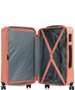 Bali 4-Rollen Trolley Set koralle 3-tlg.