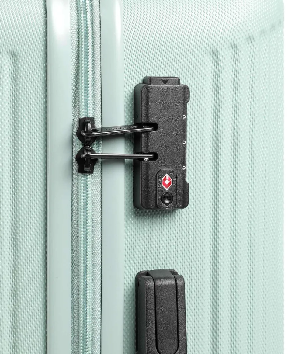 Bali 4-Rollen Trolley Set mintgrün 3-tlg.