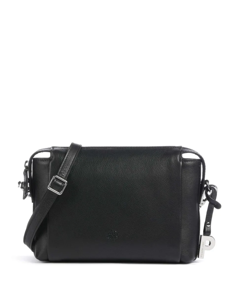 Bali Umhängetasche weiches Rindsleder schwarz