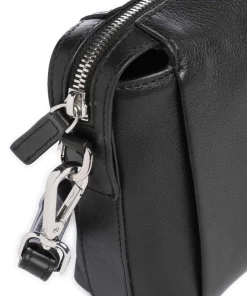 Bali Umhängetasche weiches Rindsleder schwarz