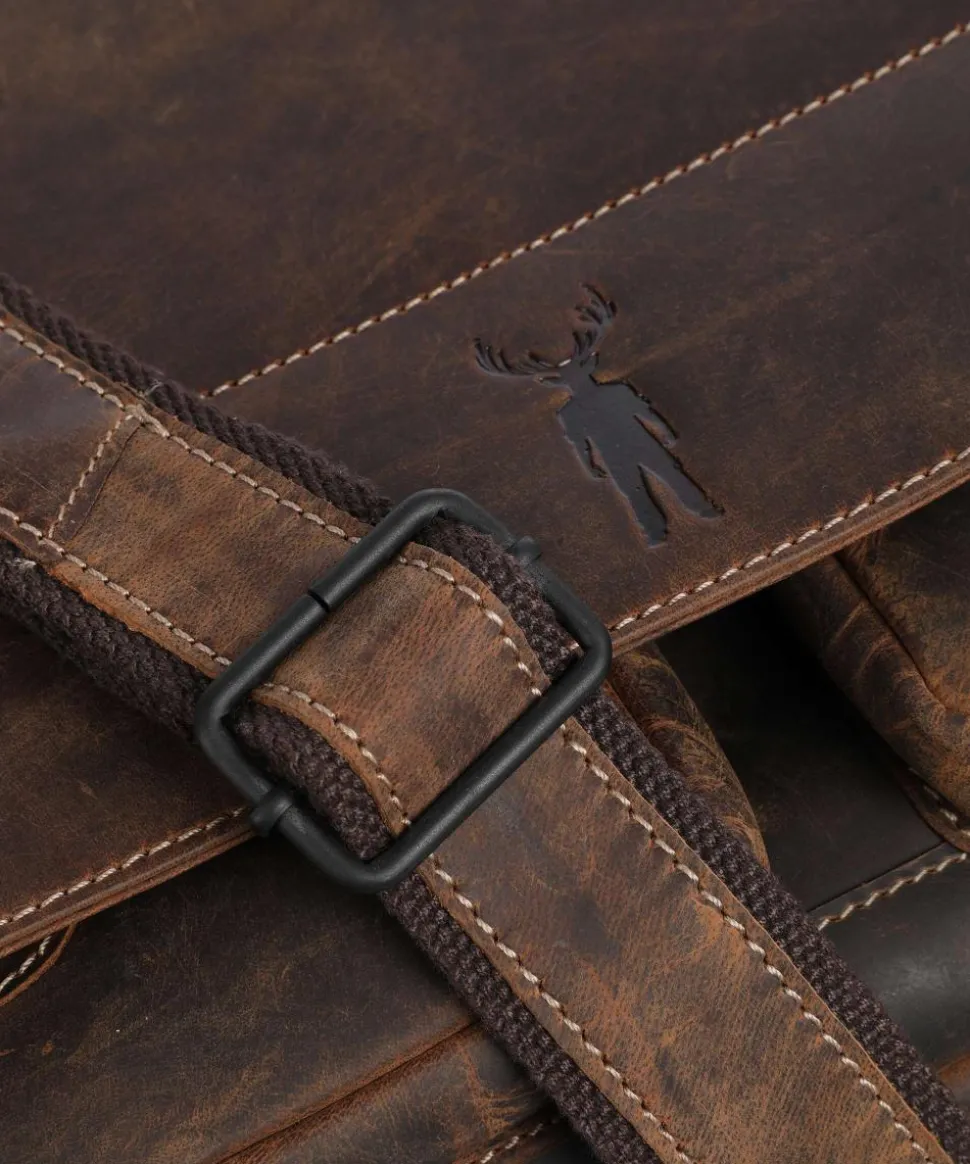 Baltimore 6 Aktentasche Leder cognac