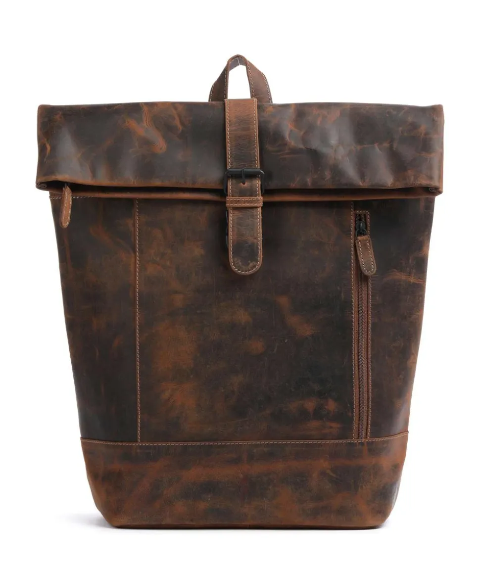 Baltimore 15 Laptop-Rucksack 14″ Leder cognac