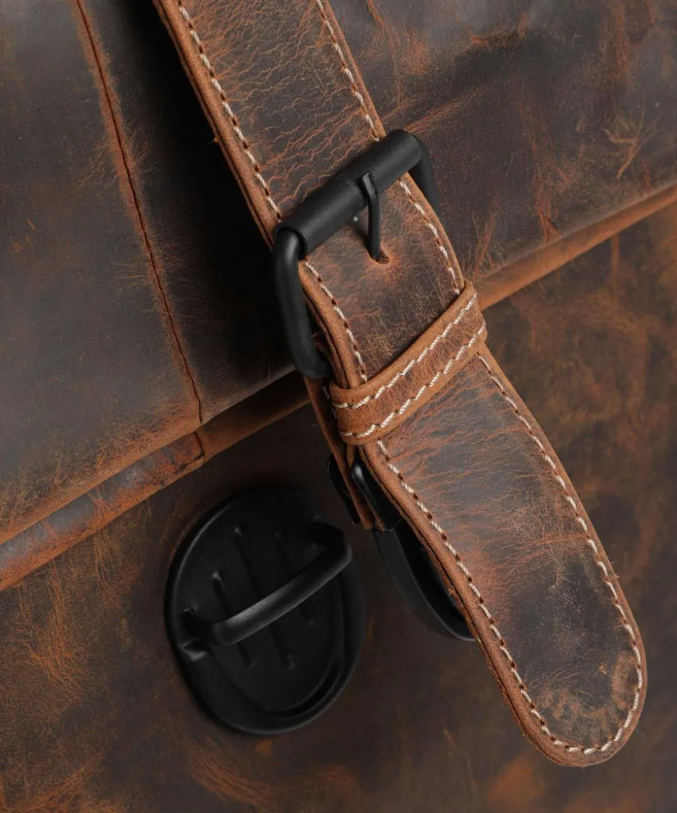 Baltimore 15 Laptop-Rucksack 14″ Leder cognac