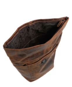 Baltimore 15 Laptop-Rucksack 14″ Leder cognac