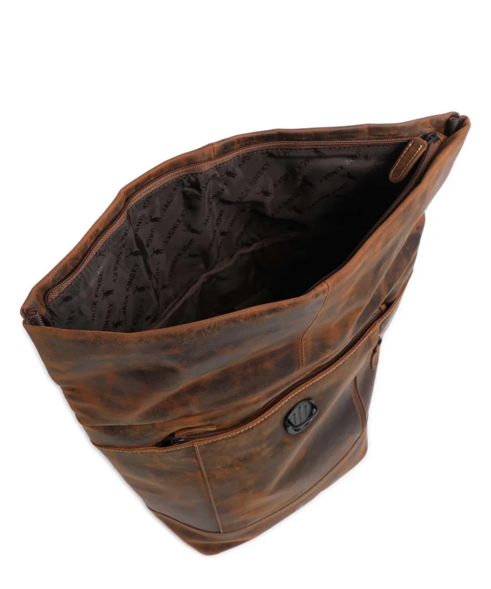 Baltimore 15 Laptop-Rucksack 14″ Leder cognac