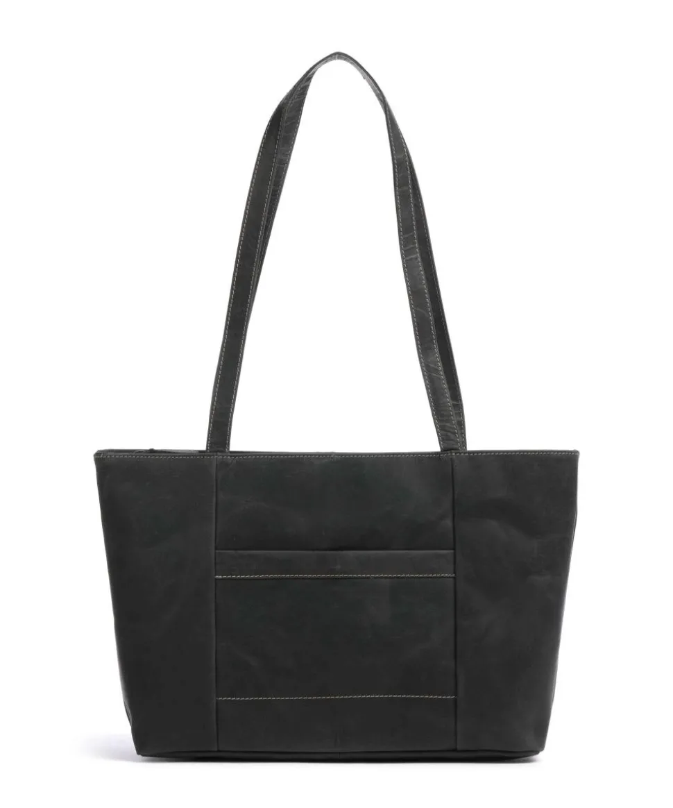 Baltimore 18 Shopper fein genarbtes Leder anthrazit