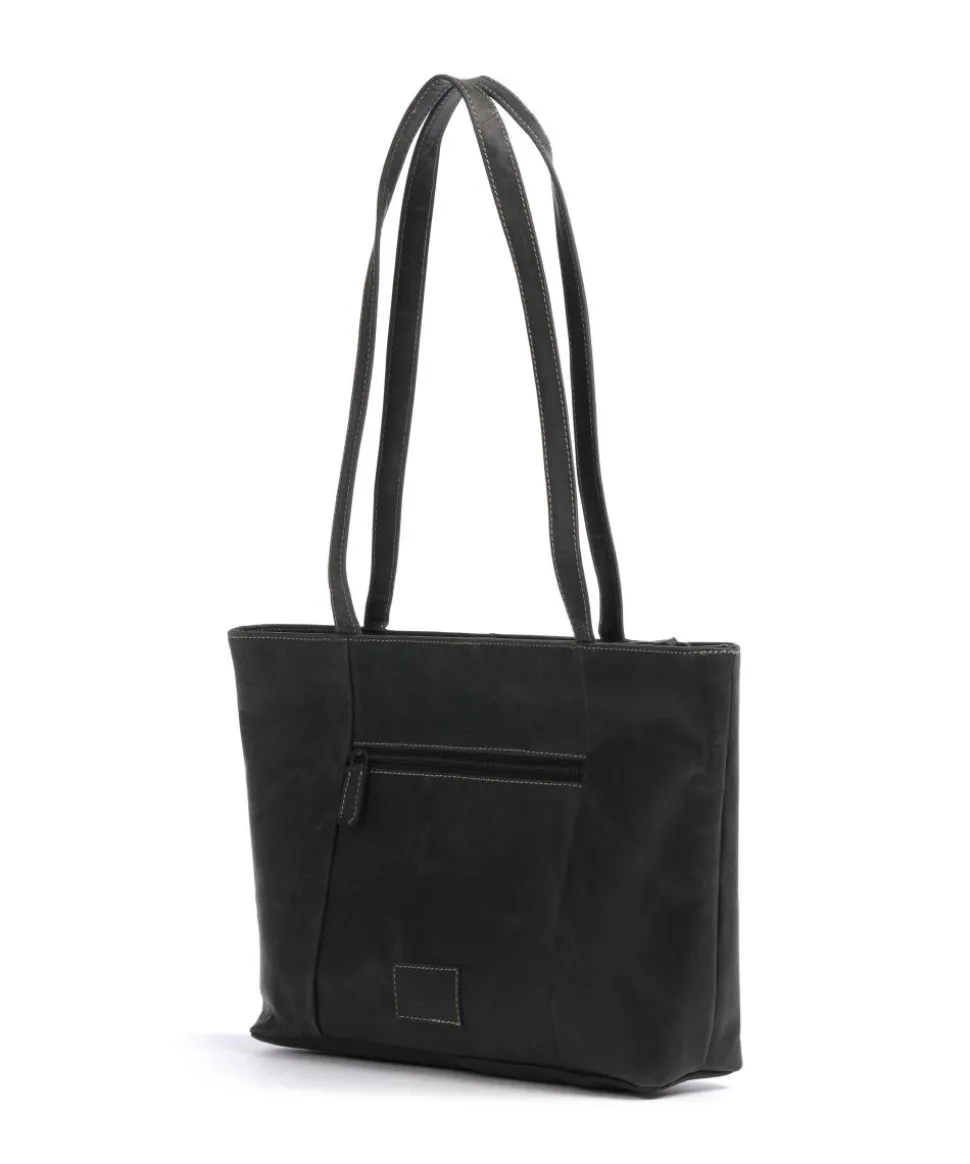 Baltimore 18 Shopper fein genarbtes Leder anthrazit