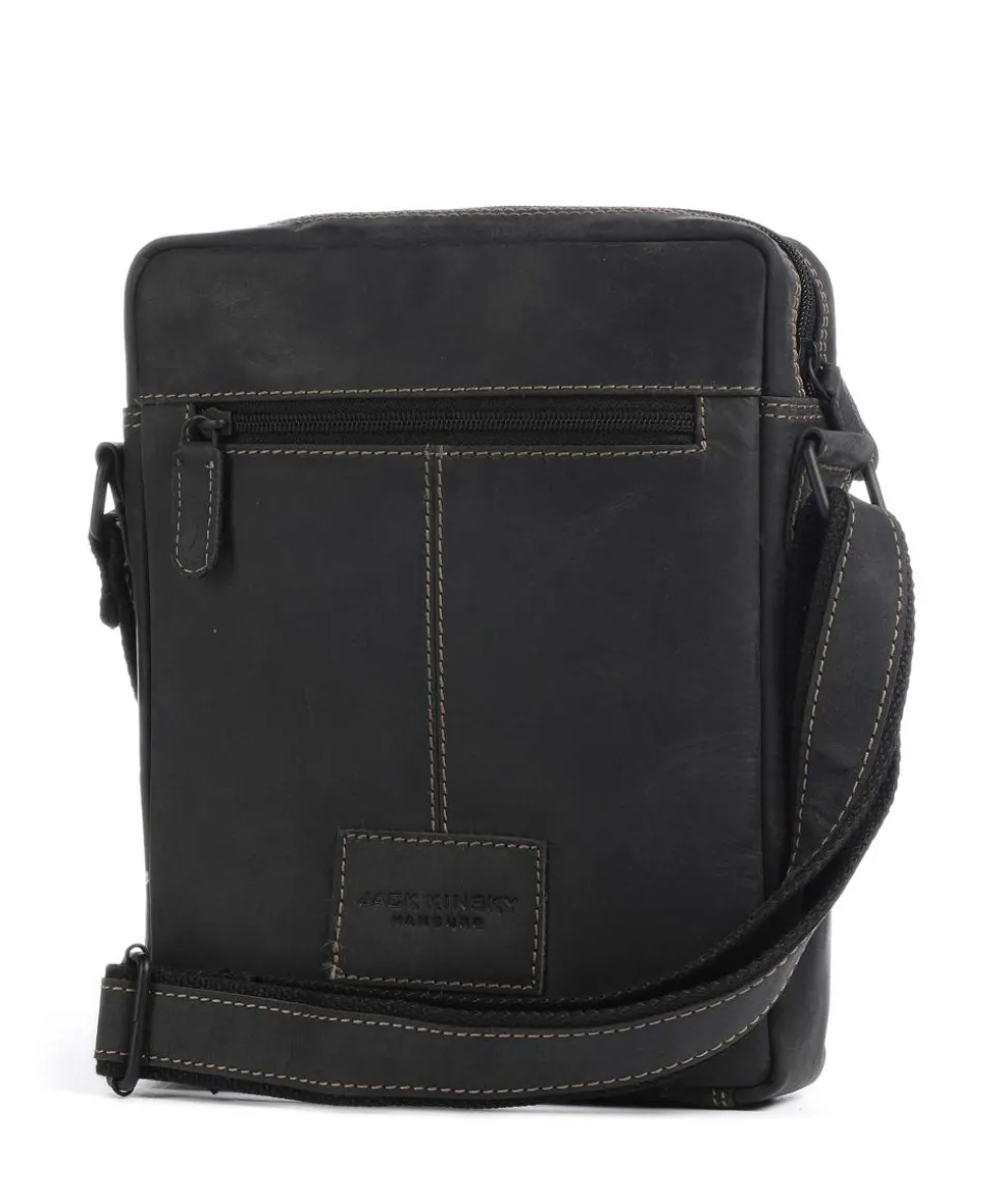 Baltimore 2 Umhängetasche Leder anthrazit