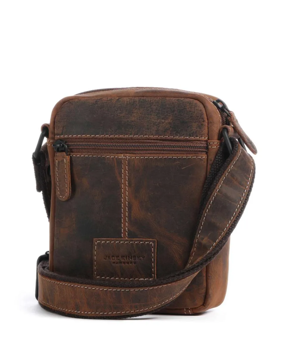 Baltimore 1 Umhängetasche Leder cognac