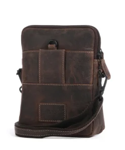 Baltimore 11 Umhängetasche Leder dunkelbraun
