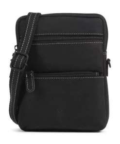 Baltimore 11 Umhängetasche Leder schwarz