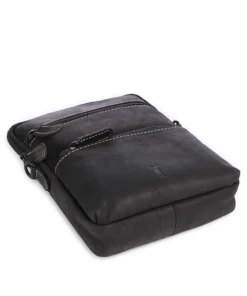 Baltimore 11 Umhängetasche Leder schwarz