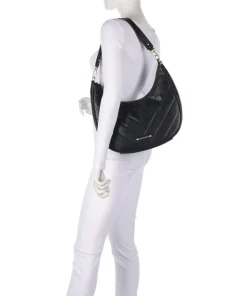 Barbara Cozy Beuteltasche Lederimitat schwarz