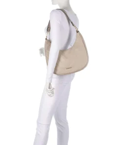 Barbara Cozy Beuteltasche Lederimitat sand