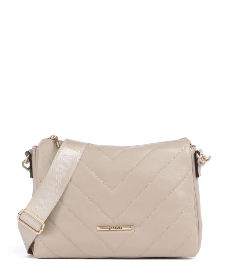 Barbara Cozy Umhängetasche Lederimitat sand