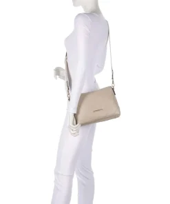 Barbara Cozy Umhängetasche Lederimitat sand