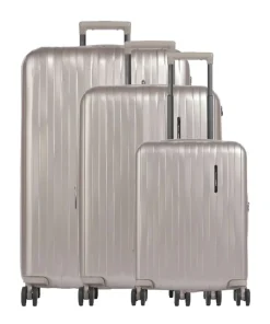 Barbara Novelty 4-Rollen Trolley Set nude 3-tlg.