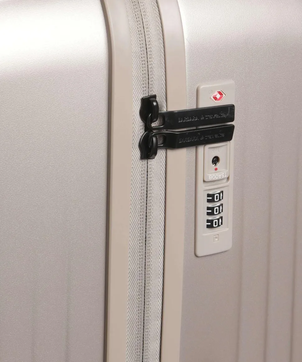 Barbara Novelty 4-Rollen Trolley Set nude 3-tlg.