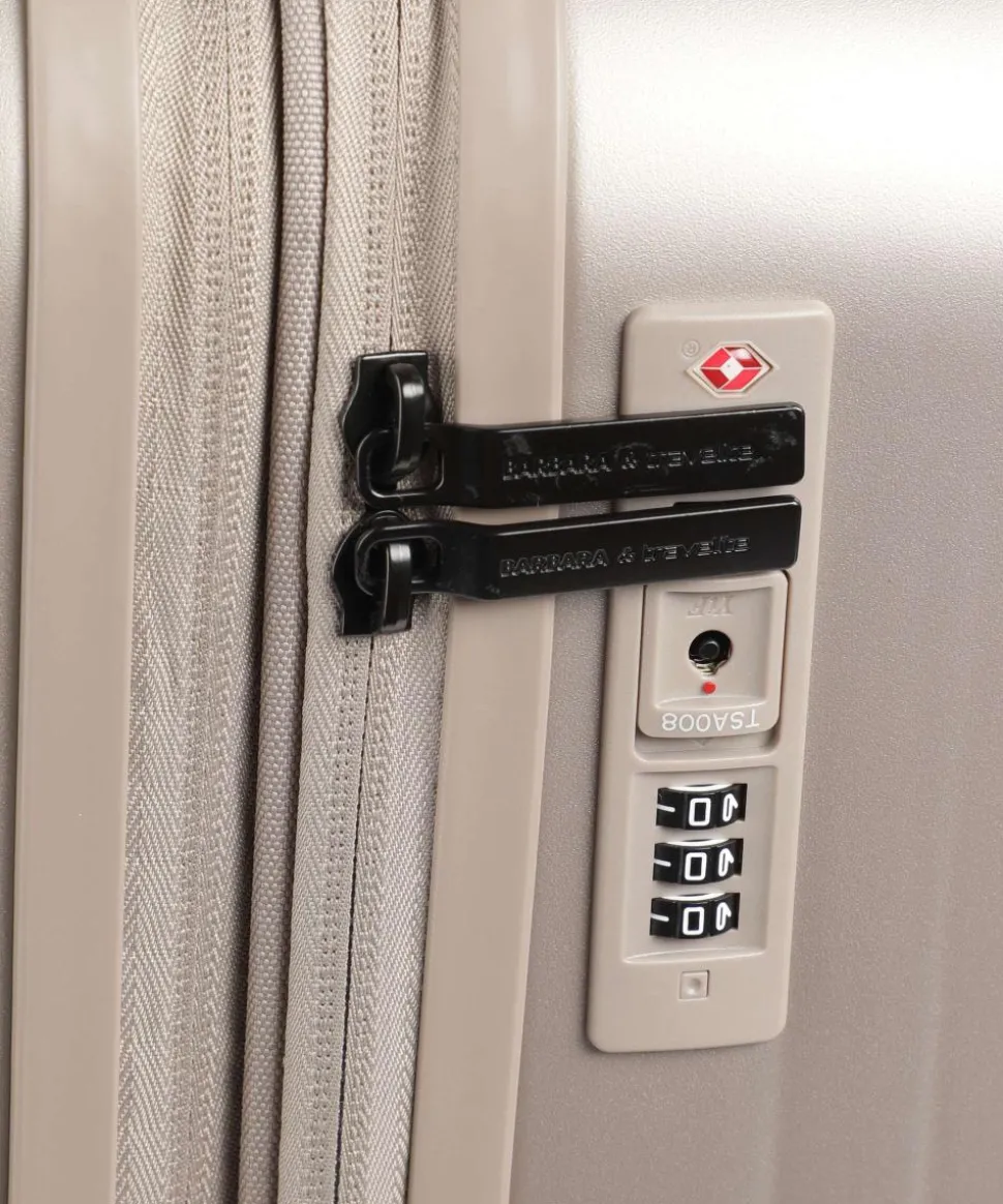 Barbara Novelty 4-Rollen Trolley beige 65 cm