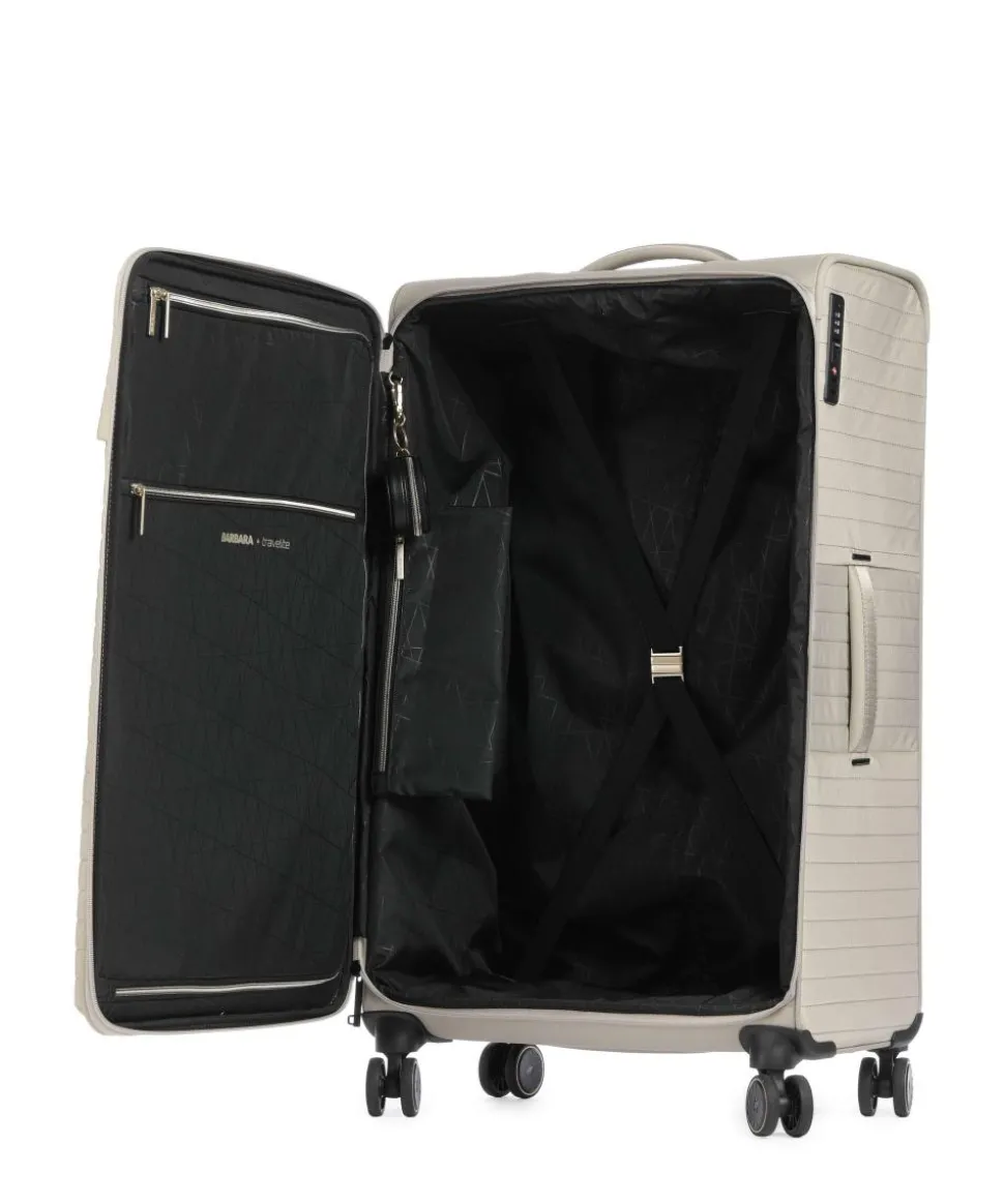 Barbara Stepp 4-Rollen Trolley beige 80 cm