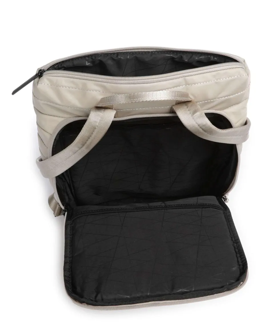 Barbara Stepp Rucksack 15″ recyceltes Nylon beige