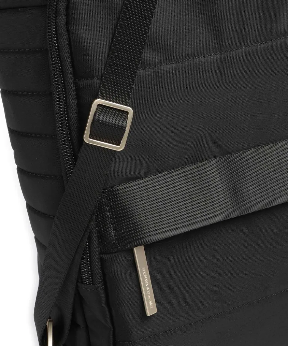 Barbara Stepp Rucksack 15″ recyceltes Nylon schwarz