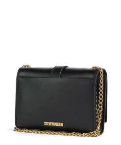 BARCH Schultertasche Lederimitat schwarz