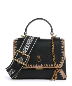 BARCLAY Handtasche Lederimitat schwarz