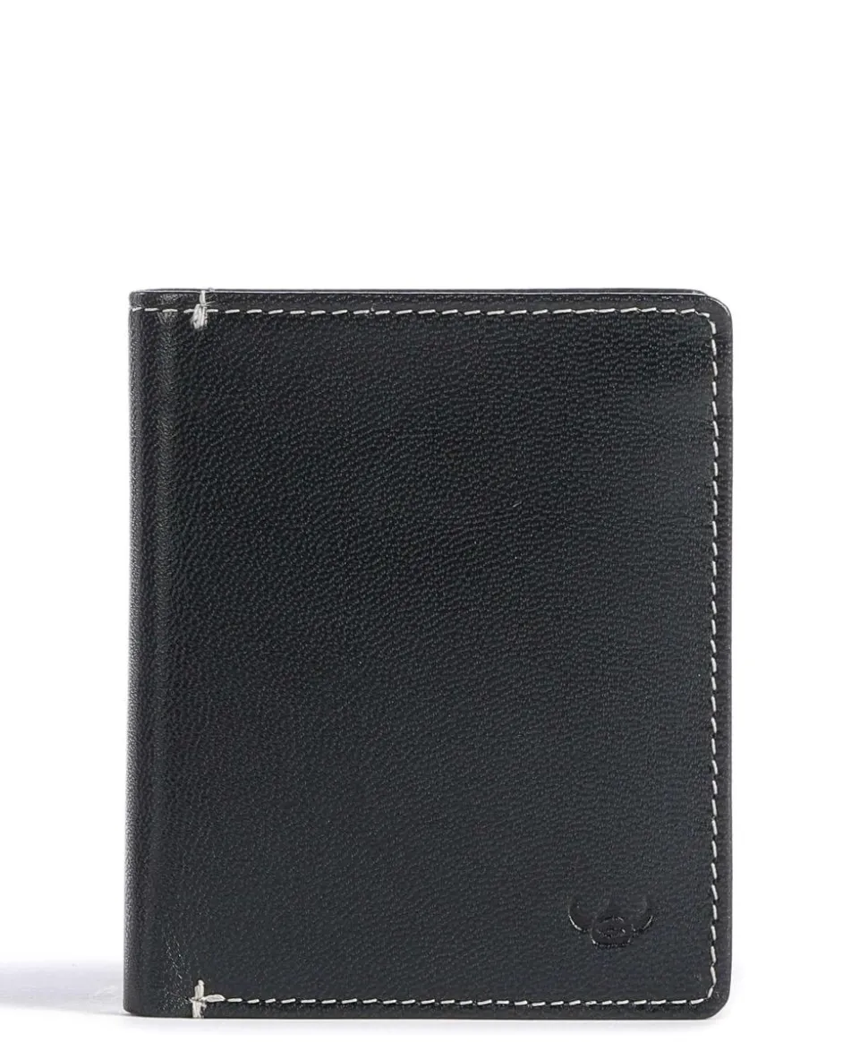 Bari RFID Geldbörse Ziegenleder navy