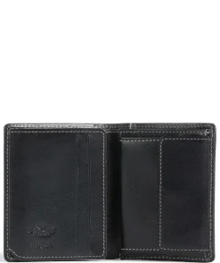 Bari RFID Geldbörse Ziegenleder navy