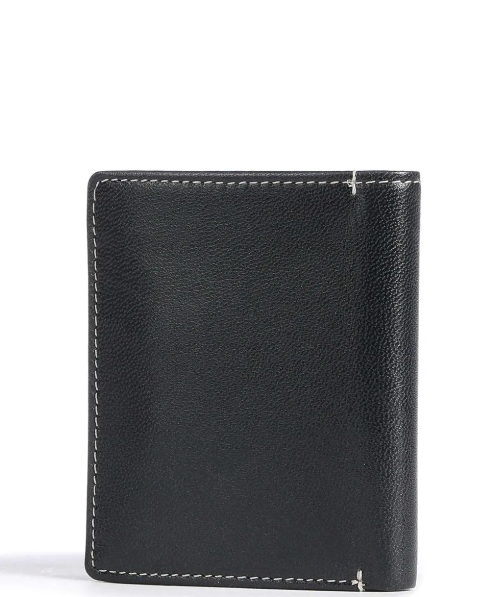 Bari RFID Geldbörse Ziegenleder navy