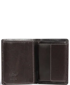 Bari RFID Geldbörse Ziegenleder dunkelbraun