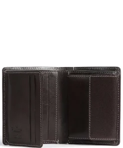 Bari RFID Geldbörse Ziegenleder dunkelbraun