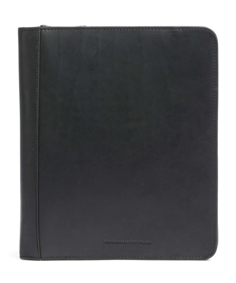 Barnet Mappe Rindsleder schwarz