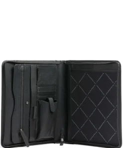 Barnet Mappe Rindsleder schwarz