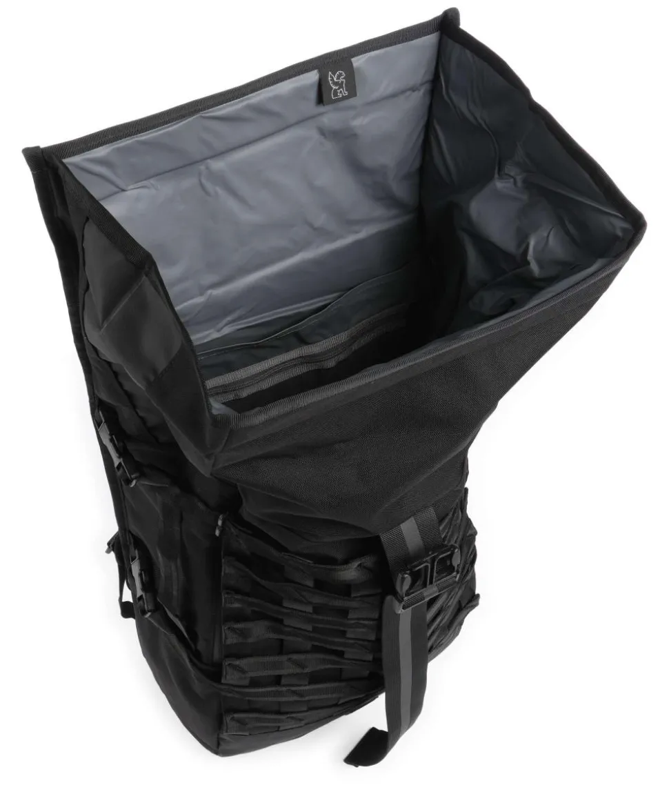 Barrage 34L Rolltop Rucksack 17″ recyceltes Polyester, Nylon schwarz