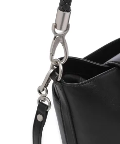 BARRIE Bucket bag Lederimitat schwarz