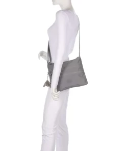 Basic Alvar Schultertasche recyceltes Polyamid grau