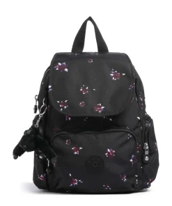 Basic City Zip Mini Rucksack recyceltes Polyester schwarz